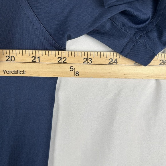 Waggle Golf Polo Shirt Mens Large Blue JFI Embroidered Stretch Performance - Picture 5 of 7